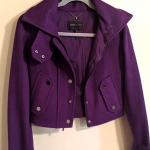 BCBG Cropped Moto Jacket